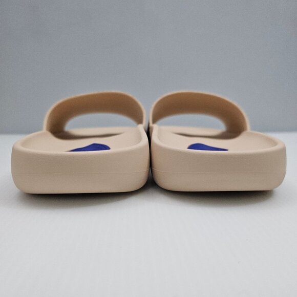 Burberry Dive Check Slide Sandal Womens EU 40 Beige Casual Pool Designer Luxury - Picture 10 of 14